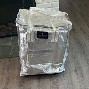 Simply Southern Metallic Silver Tote brand new!